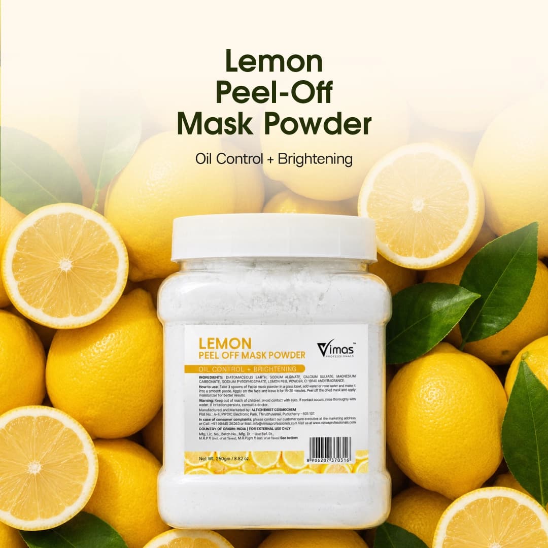 Vimas Professionals Lemon Peel Off Mask Powder – 250g — view 2