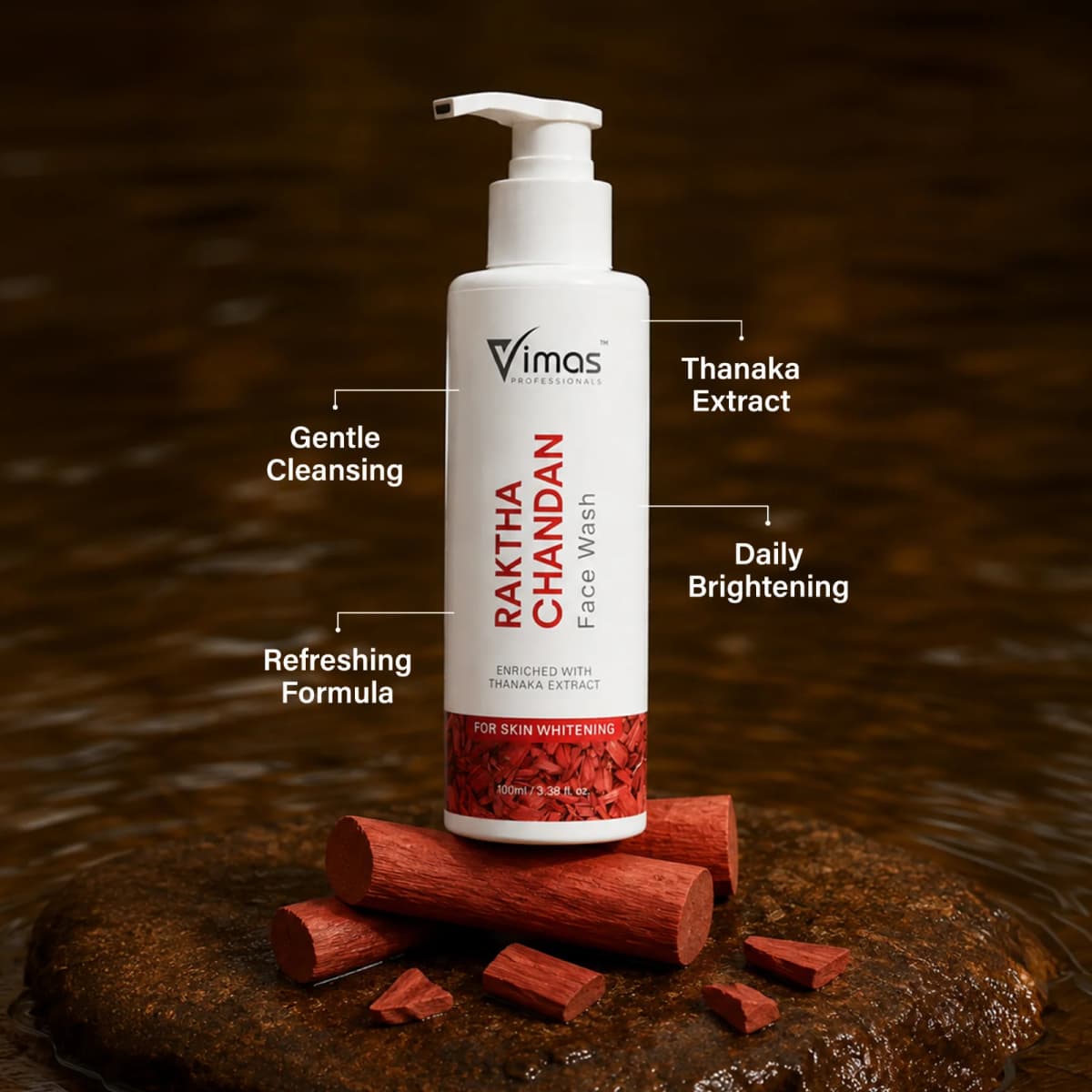 Raktha Chandan Face Wash - 100ml — view 3