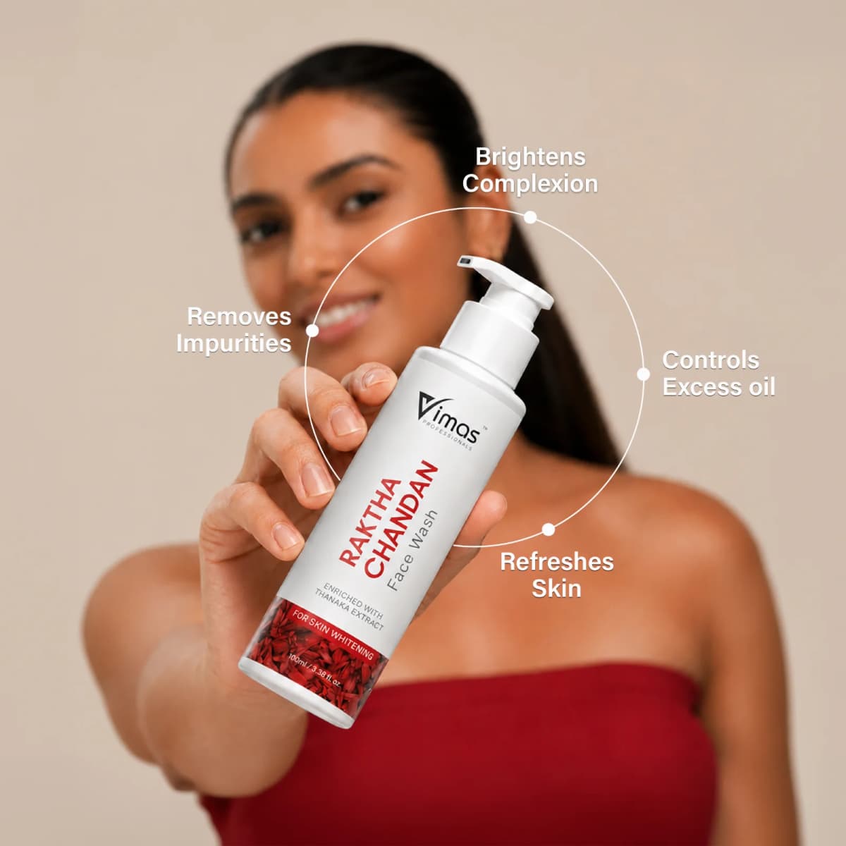 Raktha Chandan Face Wash - 100ml — view 4